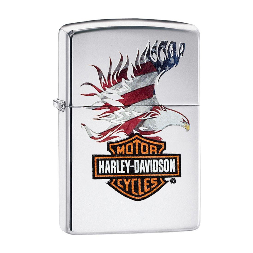 ZIPPO Harley Davidson 經典哈雷徽章(花紗亮黑)防風打火機 歷史價格詳細信息