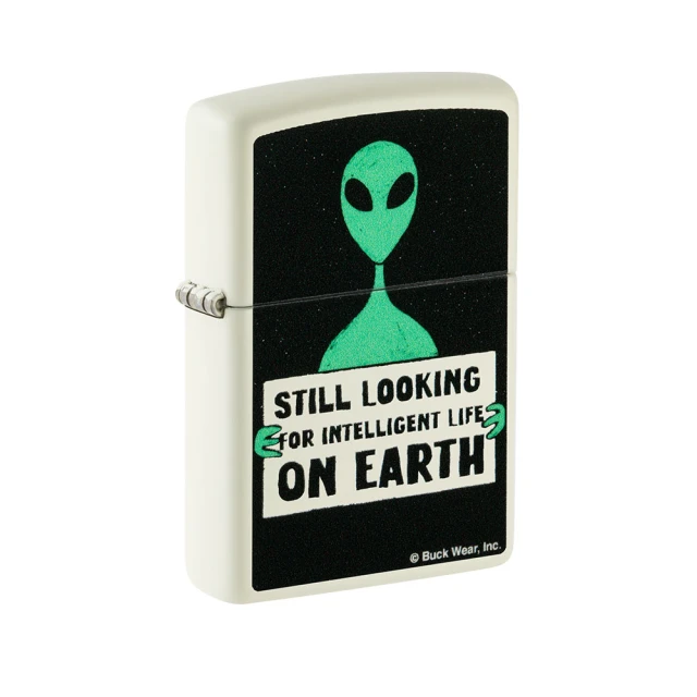 ZIPPO Buck Wear-Still looking for intelligent life on Earth 外星訴求防風打火機 歷史價格詳細信息