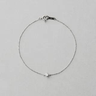 【ete】PT900 閃耀5鑽包鑲手鍊(鉑金色) 歷史價格詳細信息