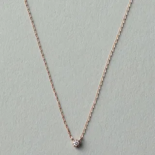 【ete】K10MPG 層疊花蕾鑽石項鍊(粉霧金色) 歷史價格詳細信息