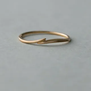 【ete】K10YG 層疊波浪形戒指(金色) 歷史價格詳細信息