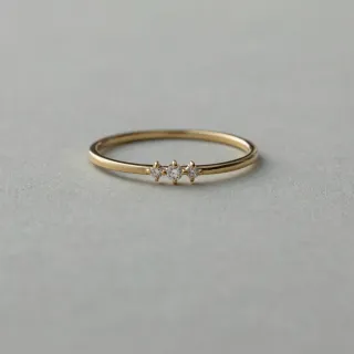 【ete】K18YG 層疊扭轉波紋戒指(金色) 歷史價格詳細信息