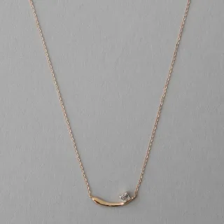 【ete】K10MPG 簡約方圈形單耳環(粉霧金色) 歷史價格詳細信息