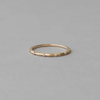 【ete】K10YG 層疊波浪形戒指(金色) 歷史價格詳細信息