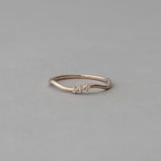 【ete】K10MPG 簡約方圈形單耳環(粉霧金色) 歷史價格詳細信息