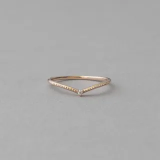 【ete】K10YG 層疊波浪形戒指(金色) 歷史價格詳細信息