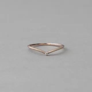 【ete】K10MPG 簡約方圈形單耳環(粉霧金色) 歷史價格詳細信息