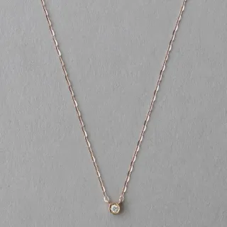 【ete】K10MPG 簡約方圈形單耳環(粉霧金色) 歷史價格詳細信息