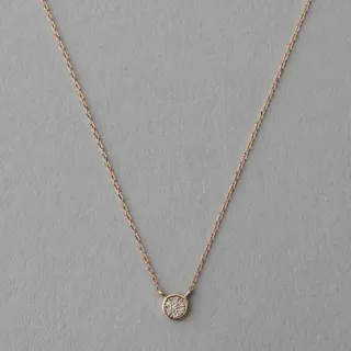 【ete】K10MPG 簡約方圈形單耳環(粉霧金色) 歷史價格詳細信息