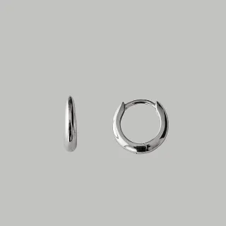 【ete】簡約船型美型圈耳環(鉑金色 粉霧金色 金色) 歷史價格詳細信息