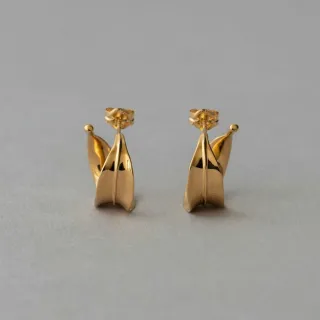 【ete】植物葉脈圈形耳環(金色) 價格比較,價格查詢,歷史價格詳細信息