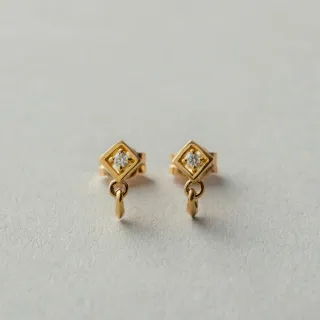 【ete】K18YG Clair 閃耀鉚釘形切割戒指(金色) 歷史價格詳細信息