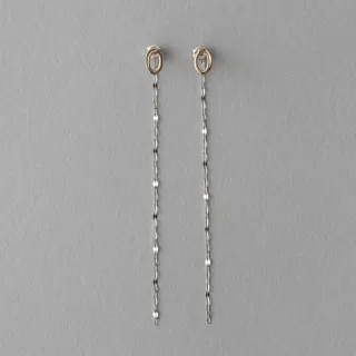 【ete】K10MPG 簡約方圈形單耳環(粉霧金色) 歷史價格詳細信息