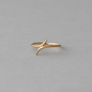 【ete】K18YG 層疊扭轉波紋戒指(金色) 歷史價格詳細信息