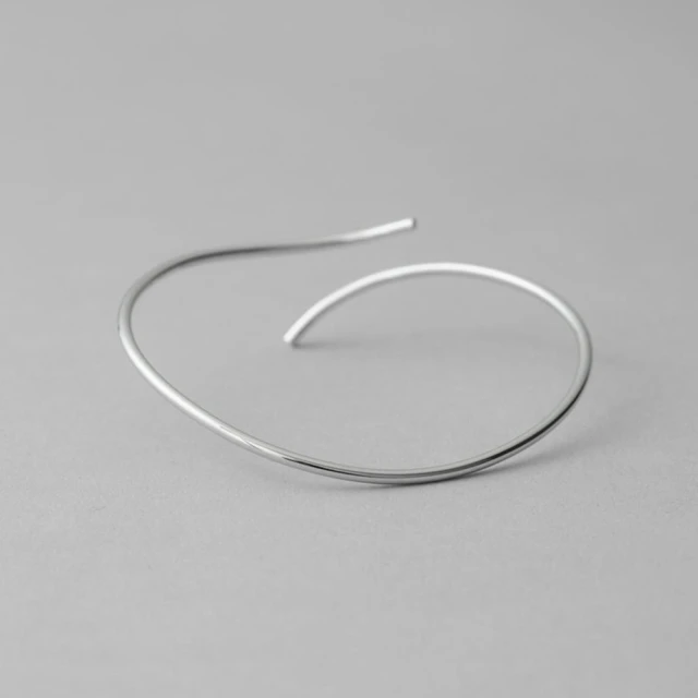 【ete】Cuff Earring 摩登圓潤月亮耳釦耳環 S(銀色) 歷史價格詳細信息