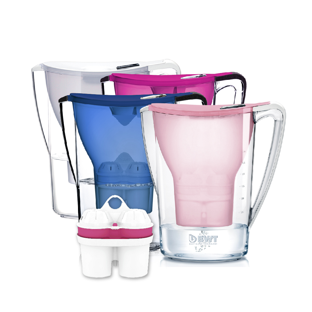 【BWT 德國倍世】2.6L樂樂濾水壺 鎂離子+超軟水1壺4芯組(超值組 歐洲原裝進口) 歷史價格詳細信息