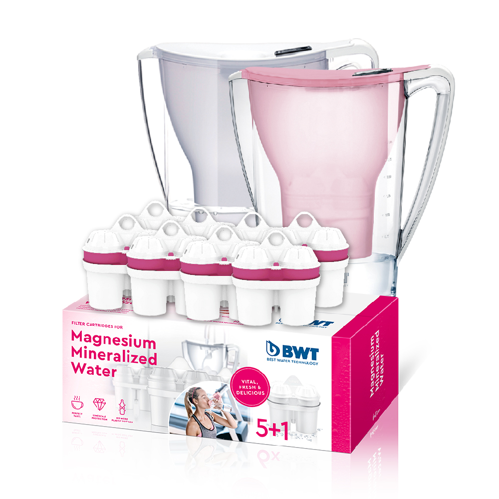 【BWT 德國倍世】2.6L樂樂濾水壺 鎂離子+超軟水1壺4芯組(超值組 歐洲原裝進口) 歷史價格詳細信息