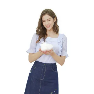 Iris Girls 艾莉詩 荷葉V領針織上衣 米黃(11812) 歷史價格詳細信息