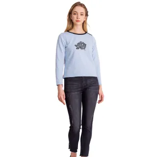 【IRIS 艾莉詩】水彩暈染印花方領上衣(32160) 歷史價格詳細信息