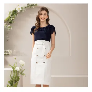 雪紡--輕甜魅力簡約大方圓領微甜手寫感英字拼接雪紡七分袖上衣(黑.灰XL-5L)-U387熊衣褲語 歷史價格詳細信息