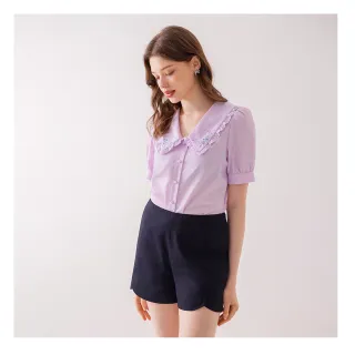 Iris Girls 艾莉詩 簡約挺版拼接短褲-黃色(11311) 歷史價格詳細信息