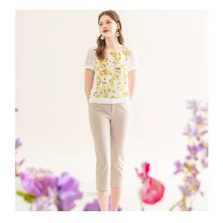 【IRIS 艾莉詩】水彩暈染印花方領上衣(32160) 歷史價格詳細信息