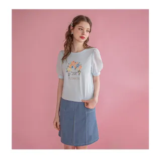 【Iris Girls 艾莉詩】花海刺繡棉質上衣-2色(35907) 歷史價格詳細信息