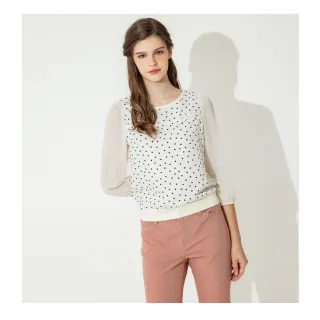 【IRIS 艾莉詩】水彩暈染印花方領上衣(32160) 歷史價格詳細信息