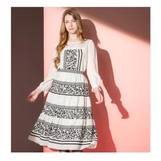 【IRIS 艾莉詩】摩登剪影蕾絲拼接上衣-2色(36128) 價格比較,價格查詢,歷史價格詳細信息