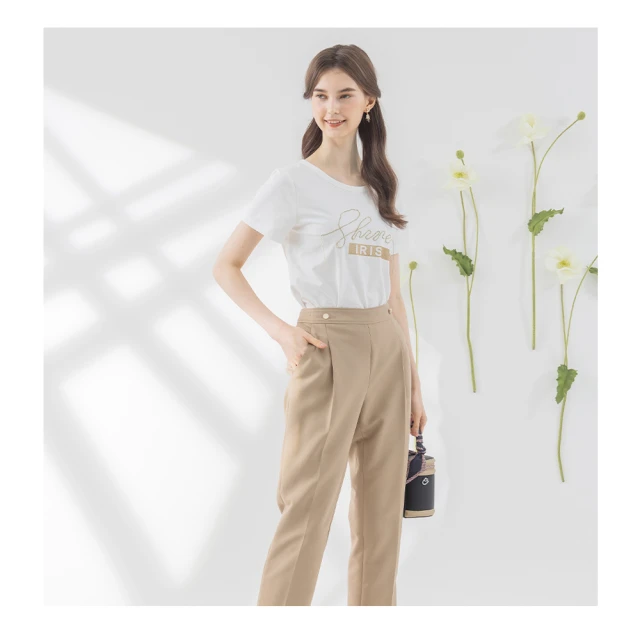 【IRIS 艾莉詩】俐落單邊壓褶微A-line中長裙-2色(32248) 歷史價格詳細信息