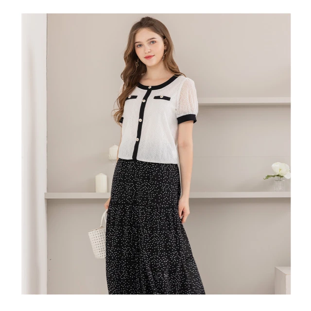 雪紡--輕透優雅立領飄逸垂墜袖透膚雪紡襯衫(白.紫XL-5L)-H173熊衣褲語 歷史價格詳細信息