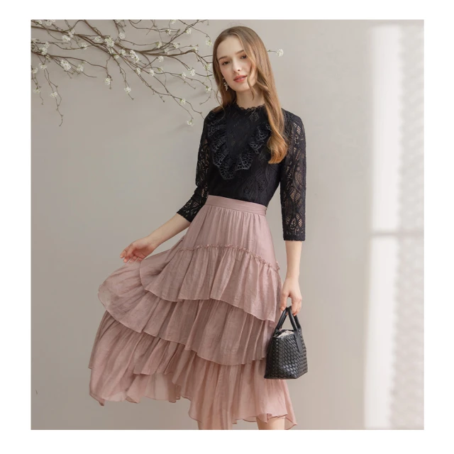 IRIS 不規則包臀高腰顯瘦A字裙-卡其(02245) 歷史價格詳細信息