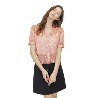 【IRIS 艾莉詩】水彩暈染印花方領上衣(32160) 歷史價格詳細信息