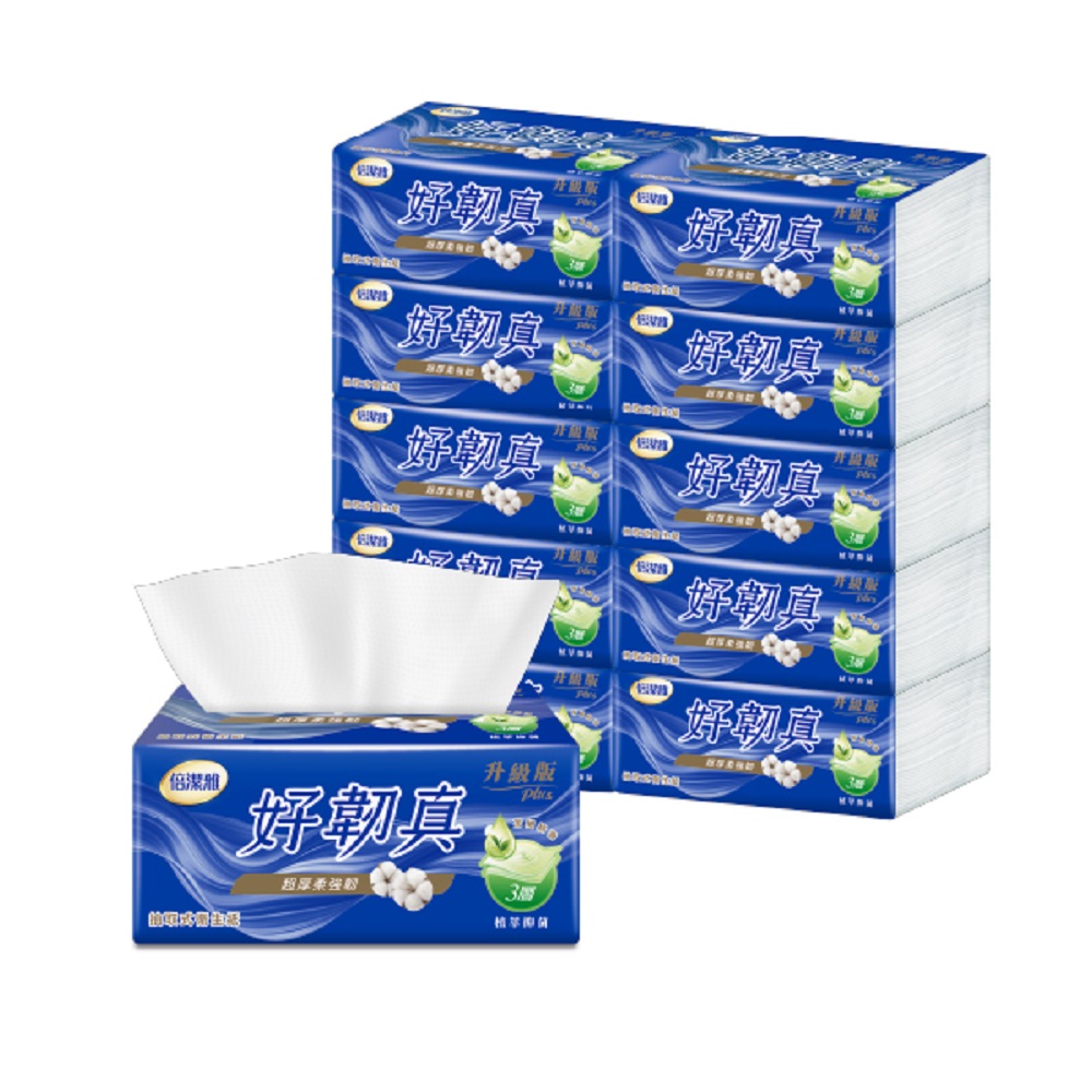 倍潔雅好韌真Plus 3層抽取衛生紙PEFC-茶樹精油抑菌(100抽10包6袋) 歷史價格詳細信息
