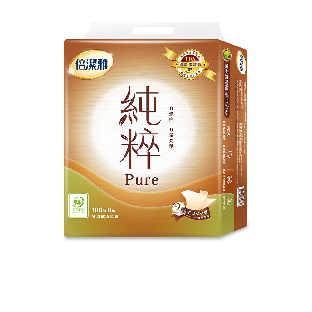 倍潔雅純粹Pure無漂白捲筒衛生紙300組12入6袋/箱 歷史價格詳細信息