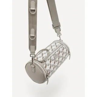 【PEDRO】兔子毛球圓筒斜背包-石灰白/嫩粉/黃(小CK高端品牌) 歷史價格詳細信息