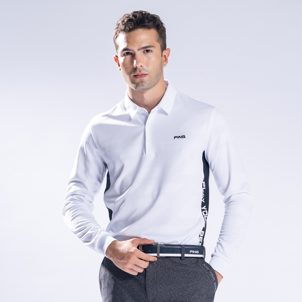 【PING】男款織橫條圓領長袖線衫毛衣-綠(GOLF/高爾夫球衫/PH23220-46) 歷史價格詳細信息