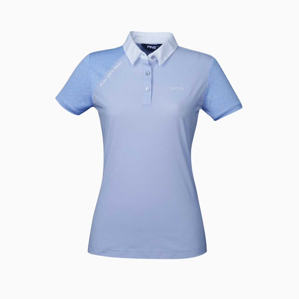 【PING】女款素面剪接立領吸濕排汗薄長袖POLO衫-共3色(GOLF/高爾夫球衫/RA23292) 歷史價格詳細信息