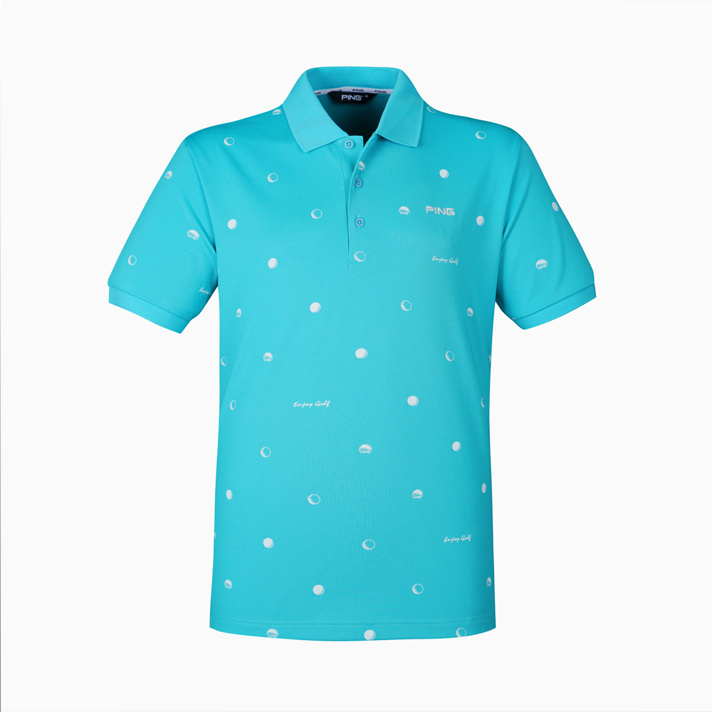 【PING】男款GOLF圖騰短袖POLO衫-藍(吸濕排汗/芳香紗/抗菌防臭/GOLF/高爾夫球衫/PA23112-57) 歷史價格詳細信息