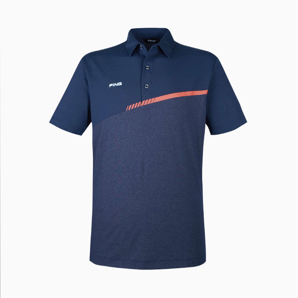 【PING】男款素色剪接立領短袖POLO衫-黃(吸濕排汗/涼感/GOLF/高爾夫球衫/PA22123-35) 歷史價格詳細信息