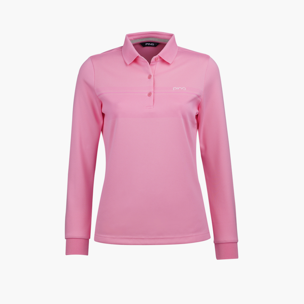 【PING】女款素面簡約LOGO短袖POLO衫-藍(吸濕排汗/抗UV/GOLF/高爾夫球衫/RA21190-56) 歷史價格詳細信息
