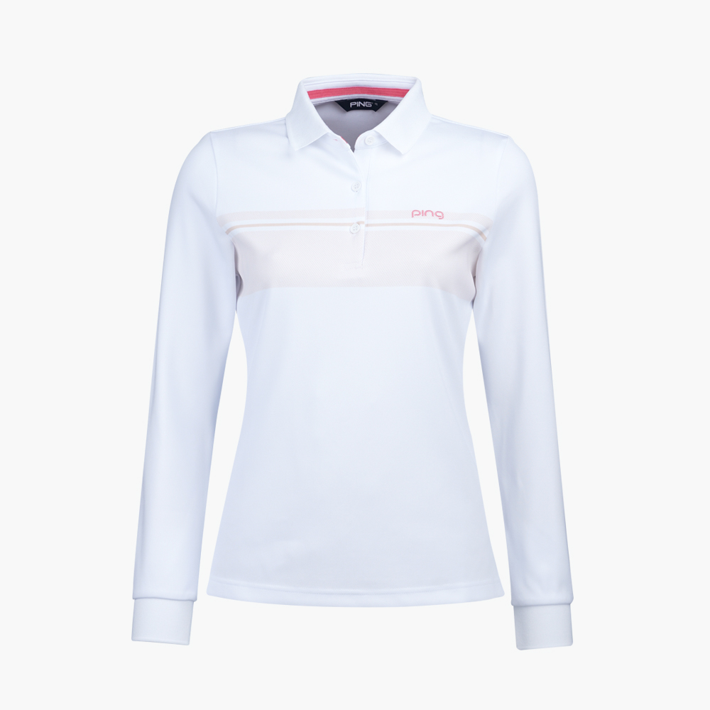【PING】女款素面簡約LOGO短袖POLO衫-藍(吸濕排汗/抗UV/GOLF/高爾夫球衫/RA21190-56) 歷史價格詳細信息