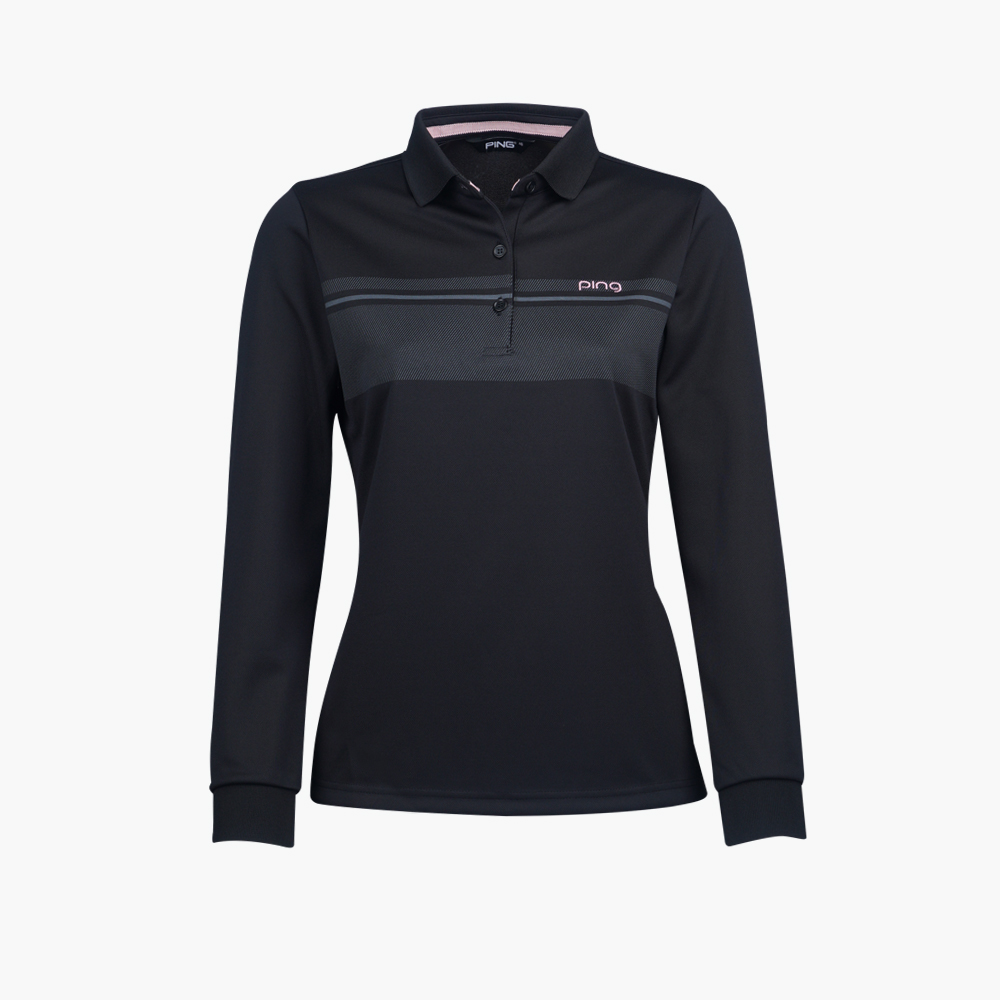 【PING】女款素面簡約LOGO短袖POLO衫-藍(吸濕排汗/抗UV/GOLF/高爾夫球衫/RA21190-56) 歷史價格詳細信息