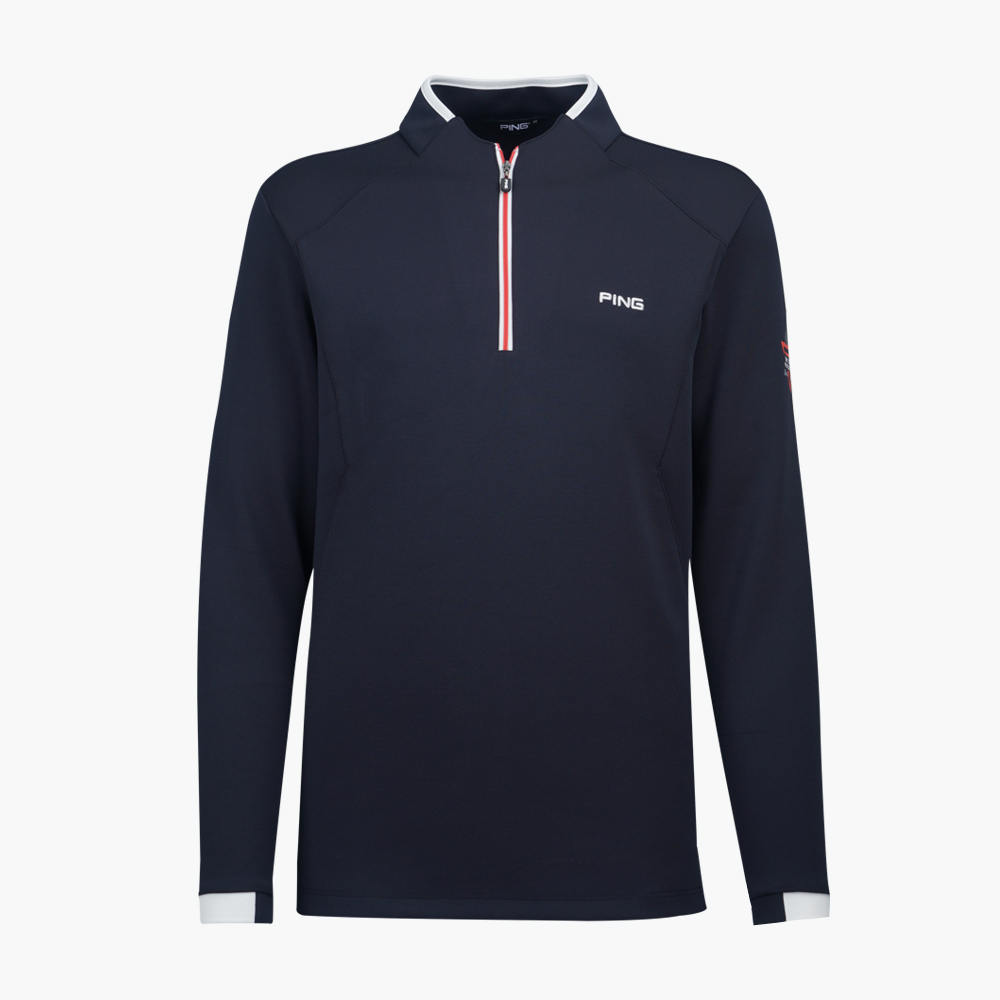【PING】男款袖子織片蓄熱保暖鋪棉外套-藍(防潑水/防風透氣/GOLF/高爾夫/PC24220-56) 歷史價格詳細信息