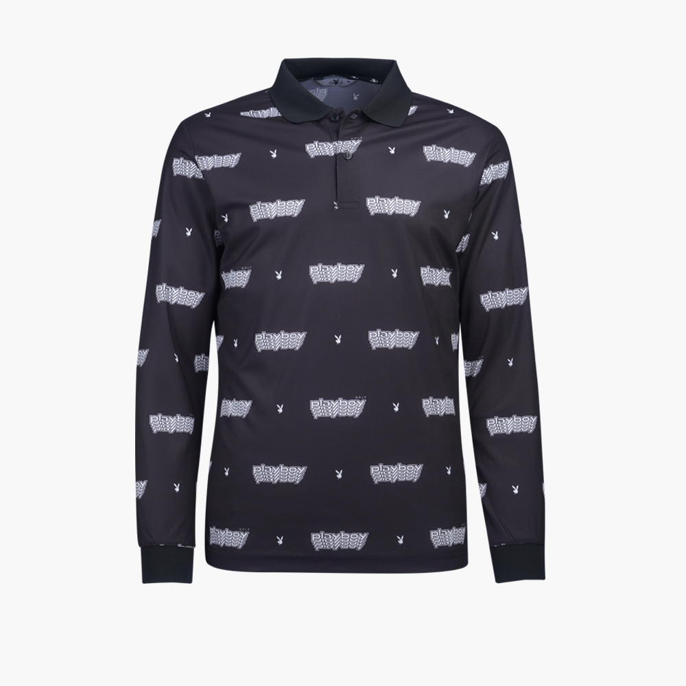 【PLAYBOY】袖子印花設計長袖上衣(黑色) 歷史價格詳細信息