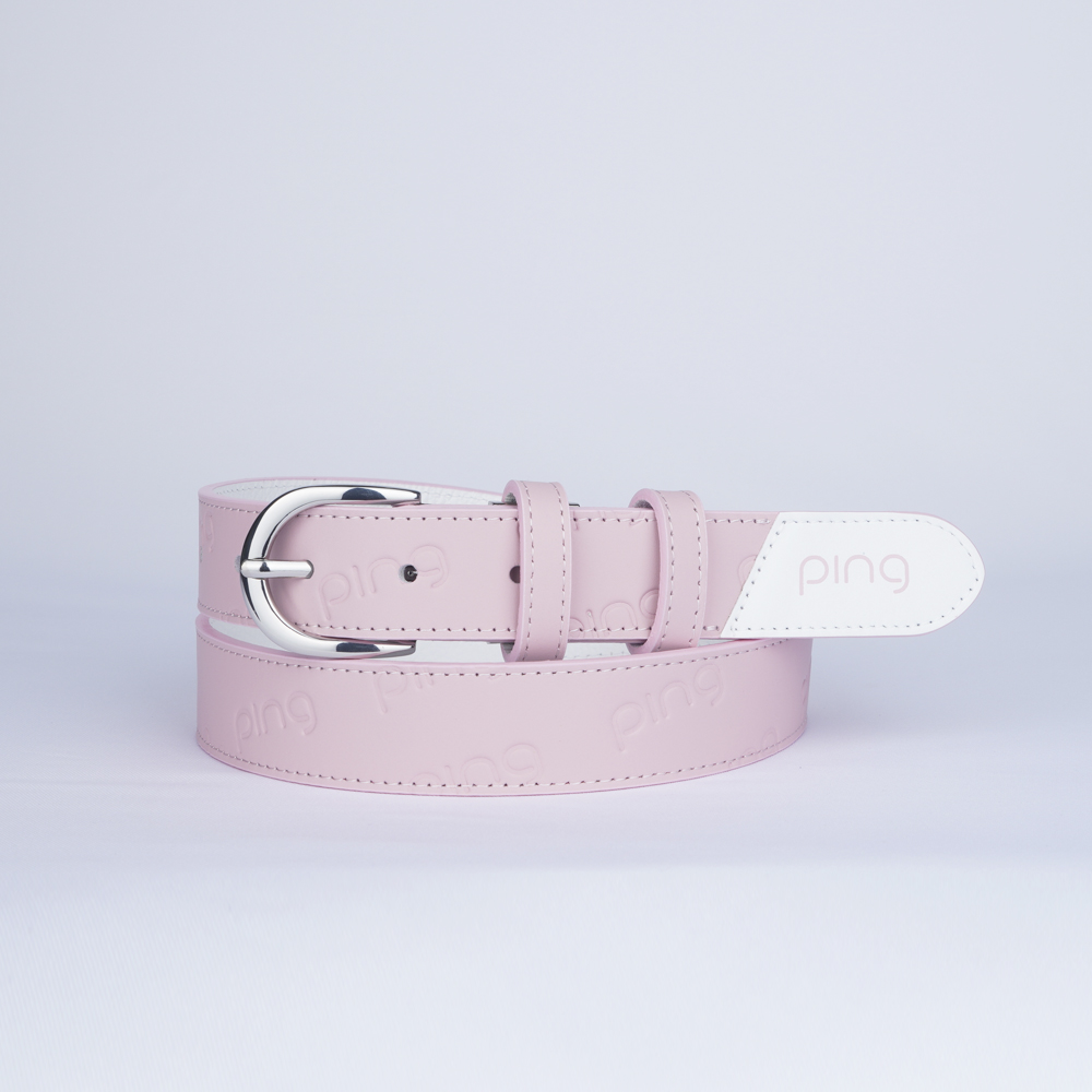 【PING】女款LOGO刻印牛皮針釦皮帶-黑(GOLF/高爾夫配件/RT22202-88) 歷史價格詳細信息