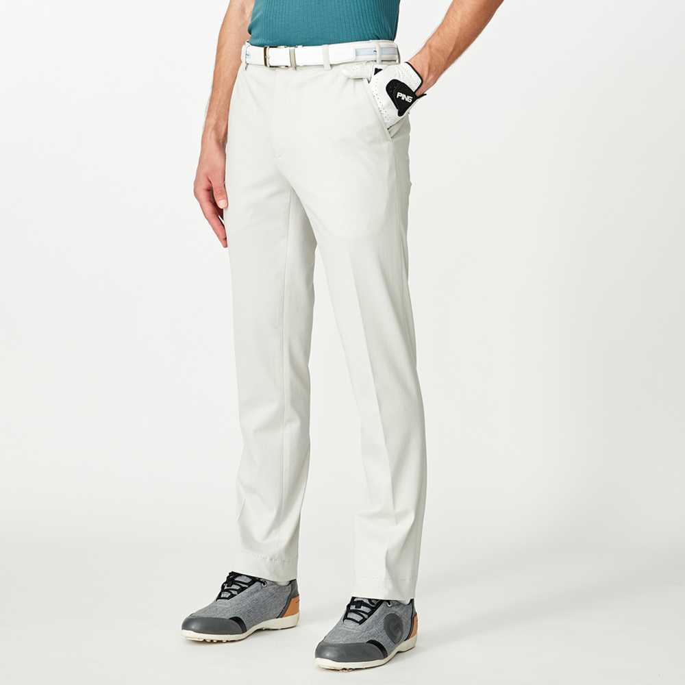 【PING】男款素色平面休閒長褲-卡其(伸縮褲頭/吸濕排汗/日本素材/GOLF/高爾夫球褲/PE21232-75) 歷史價格詳細信息