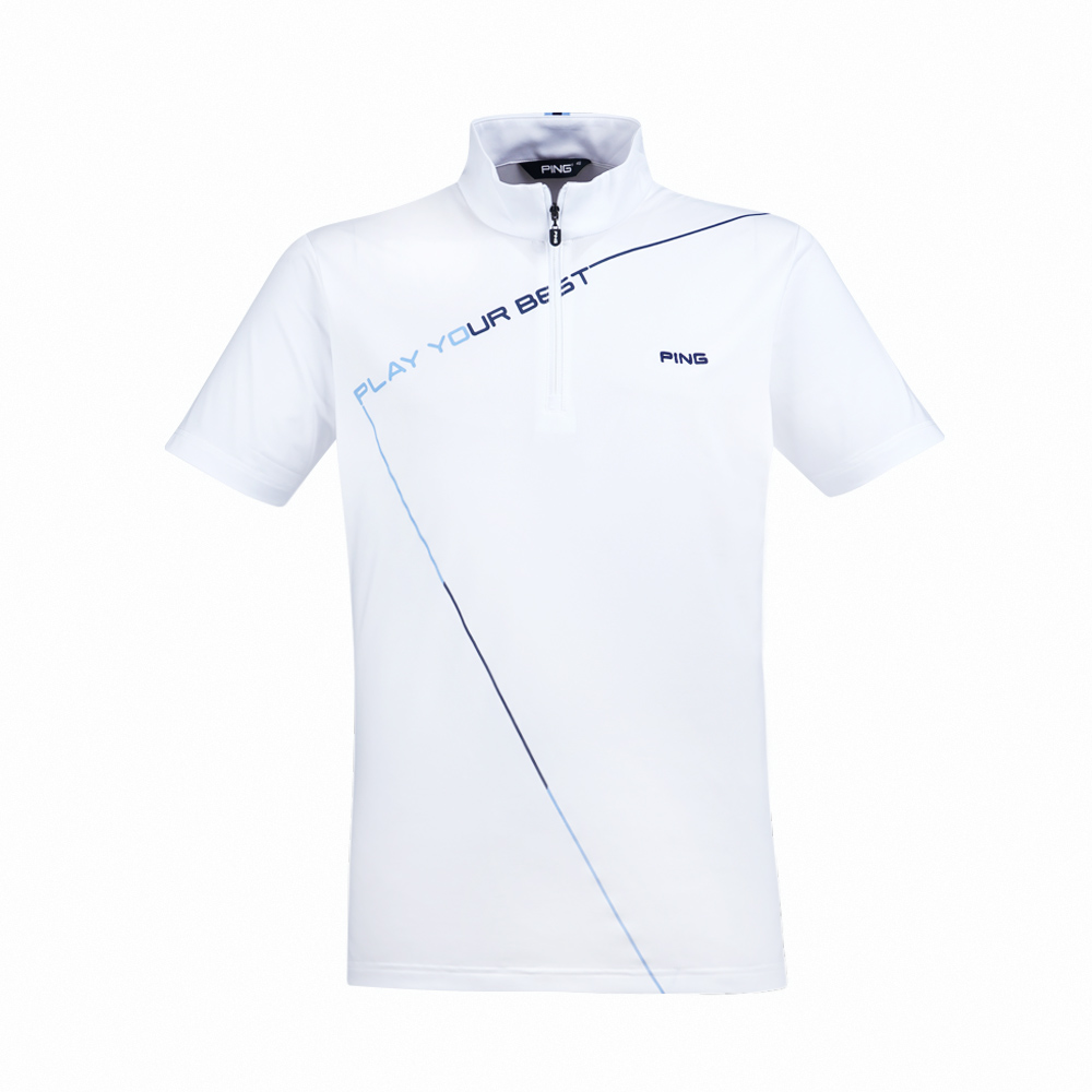 【PING】男款條紋蓄熱保暖石墨烯高爾夫口袋長袖POLO衫-深藍(GOLF/高爾夫球衫/PA24215-58) 歷史價格詳細信息