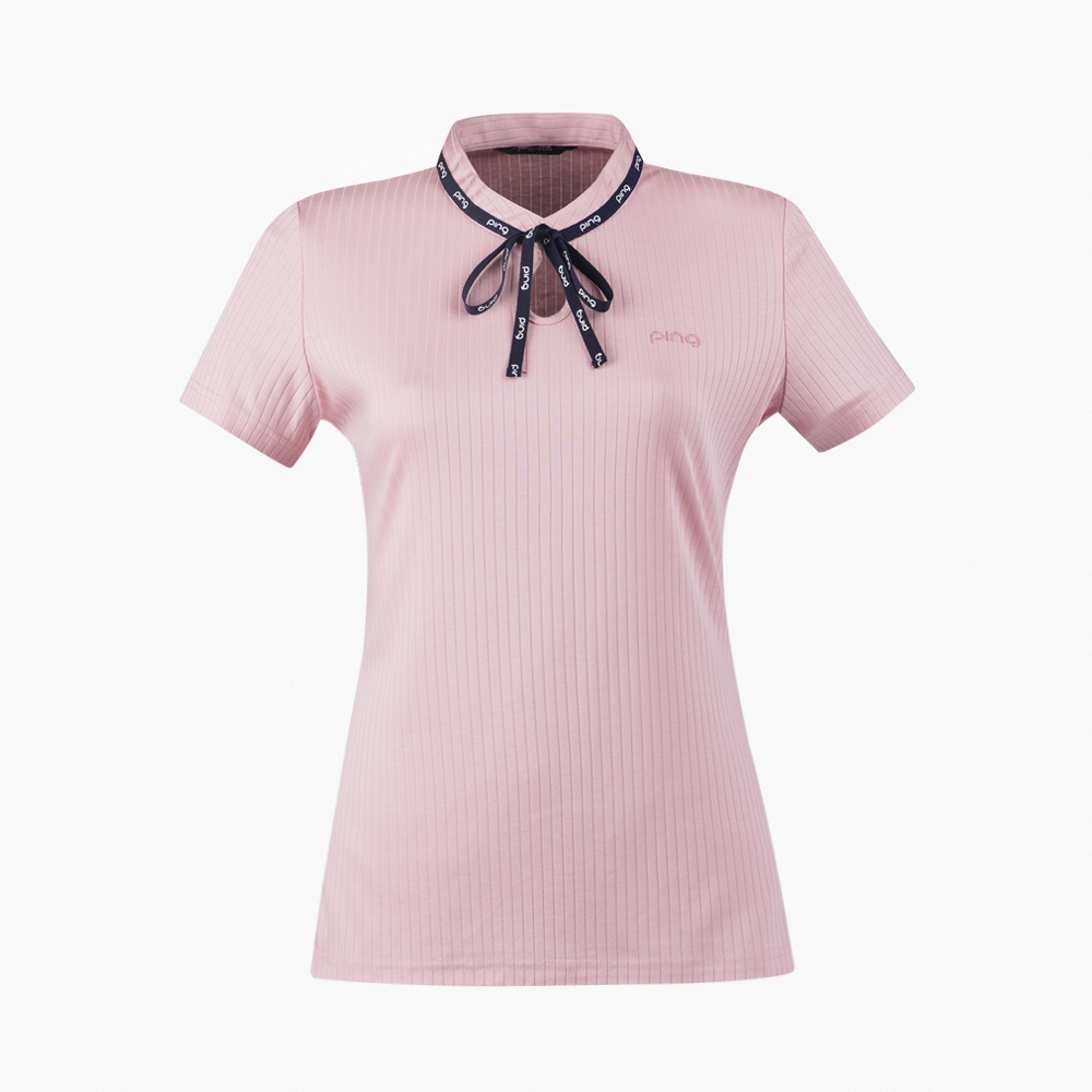 【PING】女款抽象字短袖收腰連身洋裝-藍(吸濕排汗/抗UV/GOLF/連身裙/高爾夫球衫/RA23125-56) 歷史價格詳細信息