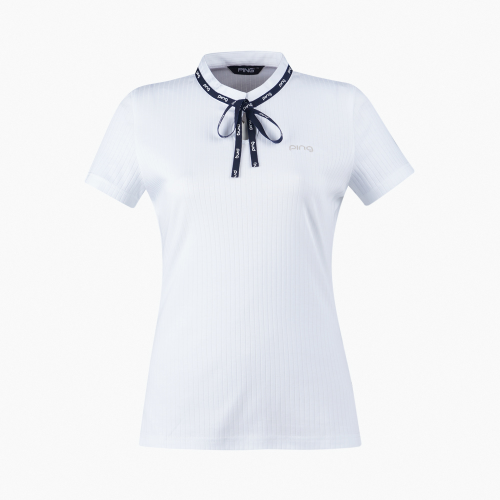 【PING】女款抽象字短袖收腰連身洋裝-藍(吸濕排汗/抗UV/GOLF/連身裙/高爾夫球衫/RA23125-56) 歷史價格詳細信息